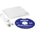 HL Data Storage Ultra Slim prenosni DVD zapisovalnik bele barve