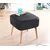Atelier del Sofa Tabure 45x43x45cm, Tamnosivo