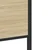 Vidaxl Kovinski posteljni okvir brez vzmetnice sonoma hrast 100x200 cm