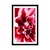 Plakat s paspartujem cvet vrtnice - 30x45 silver