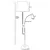 Opviq Forza Siyah Lambader 534LUN4301 Podna lampa, Siva