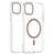 Transparent Color Ring MagSafe maska za iPhone 14 Pro – Zlatna