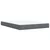 Vidaxl Box spring postelja z vzmetnico temno siva 140x200 cm žamet