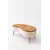 Hanah Home Vera klub sto 98 × 45 × 50 cm, bela
