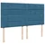 vidaXL vidaXL Box spring postelja z vzmetnico temno modra 200x200 cm žamet, (21306041)