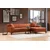 Atelier del Sofa Ugaona garnitura Petra R 145x69x87cm Narandžasta