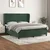 Vidaxl Box spring postelja z vzmetnico temno zelena 160x200 cm žamet