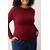 Trendyol Curve Ženska bluza Tbbaw26Af00026, Bordo