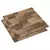 vidaXL Talna preproga 20 pcs Rjava 50 x 50 cm PP