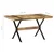 Vidaxl Jedilna miza 140x70x76 cm robusten mangov les