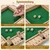 Costway Igra Shut The Box za 2-4 igralce z 2 kockama naravni borov les