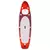 VIDAXL set daske za veslanje stojeći na napuhavanje crveni 360x81x10cm