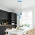 Opviq Luster Konikkem-6357-3, 75-114cm, 40 cm, 3xE27, Plavi