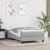 MAISON CHIC Box spring postelja - Vzmetna postelja z vzmetnico svetlo siv 100x200 cm blago SL6347, (21903691)