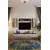 Hanah Home TV komoda Ilay, antracit / travertin / zlatna