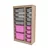 HANAH HOME Višenamenska polica Montana Xs 2D4N8U Sonomo Grey Pink