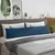 Jastučići za sofu 2 pcs Plava 200 x 40 cm tkanina