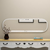 Hanah Home Ogledalo Magnum, 40x117cm, Belo