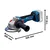 BOSCH PRO GWS 18V-11 S Akumulatorska ugaona brusilica u L-BOXX 136 sa dodatnom drškom, 06019N4005