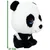 shumee Plišasta maskota panda medved velika glava 21 cm