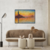 Canvas Slika na platnu Sunset In Venice-Claude Monet, Sa ramom, 75 x 50, Crni