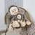 Plyšová opička Monkey Histoire d’ Ours hnedá 30 cm od 0 mes HO3045