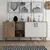 Hanah Home Komoda Exxen 180x80x45cm Hrast-Bela