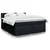vidaXL vidaXL Box spring postelja z vzmetnico črna 180x200 cm blago, (21308048)