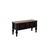 Hanah Home TV komoda Ada Mini, 100x45x30 cm, Crna