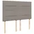 Vidaxl Box spring postelja z vzmetnico taupe 160x200 cm blago