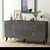 Wallity Komoda Moda 150x80x40cm Antracit-Zlatna