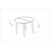 HANAH HOME Trpezarijski sto Oliver Oak Black