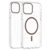 Transparent Color Ring MagSafe maska za iPhone 15 Pro – Zlatna