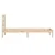shumee vidaXL Posteljni okvir 75x190 cm masiven les