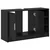 Kupaonski ormar Crni hrast 90 x 29 x 55 cm Konstruirano drvo