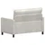 Vidaxl Kavč Krem 126 x 81 x 87,5 cm Žamet