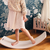 kinderfeets® drvena daska za ljuljanje kinderboard white wash