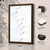 WallXpert uramljena MDF slika 3752KACT-038, skijaši na snegu iz ptičje perspektive, 37 x 52 cm