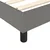 Den Box spring posteljni okvir temno siv 140x200 cm blago