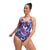 Speedo SPDSCU VNCK PRNT 1PC AF, kopalke ž.enodelne, večbarvno 80040231