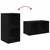 Set TV komoda Zidne 2 pcs Crni hrast 37 x 37 x 72 cm