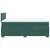 Vidaxl Box spring postelja z vzmetnico temno zelena 120x200 cm žamet