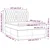 Vidaxl Box spring postelja z vzmetnico taupe 140x190 cm blago