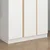 Hanah Home ormar Alin 21030, 105 cm, beli / hrast