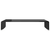 Stalak za TV/Monitor Staklo Crni 60x25x11 cm
