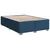 vidaXL Box spring postelja z vzmetnico modra 160x200 cm blago, (21319887)