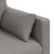 Vidaxl Kavč Taupe 139 x 78 x 80 cm blago