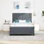Vidaxl LED Box Spring Postelja Temno siva 160 x 200 cm Žamet