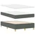 Vidaxl LED Box Spring Postelja Temno siva 120 x 200 cm blago