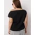 Trendyol Curve Ženska bluza Tbbss25Af00119, Crna